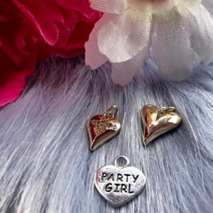 Waterproof Loveheart Charms
