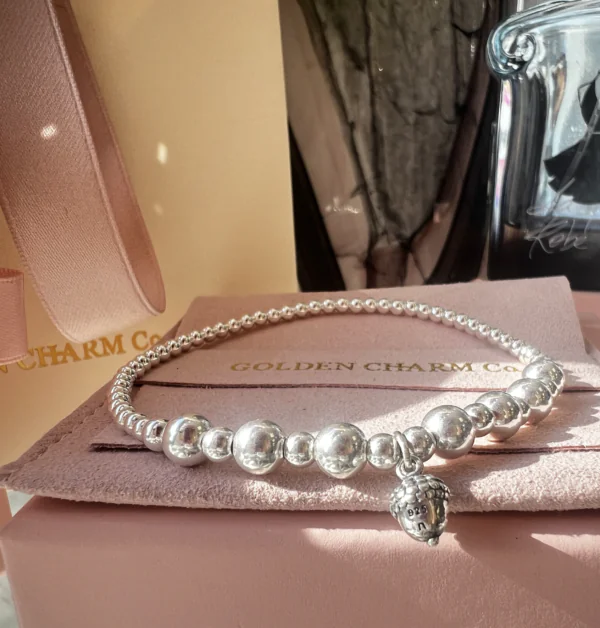 little acron silver bracelet