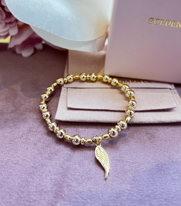 Golden Flight Wing Bracelet