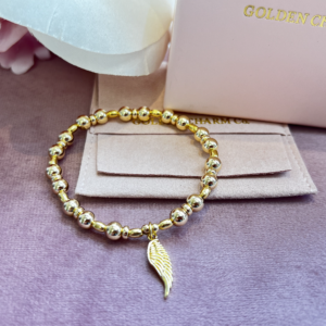 Golden Flight Wing Bracelet