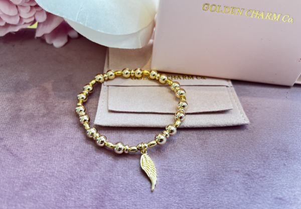Golden Flight Wing Bracelet