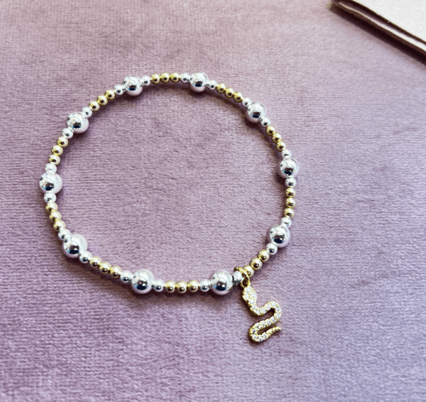 Golden Viper Snake Bracelet